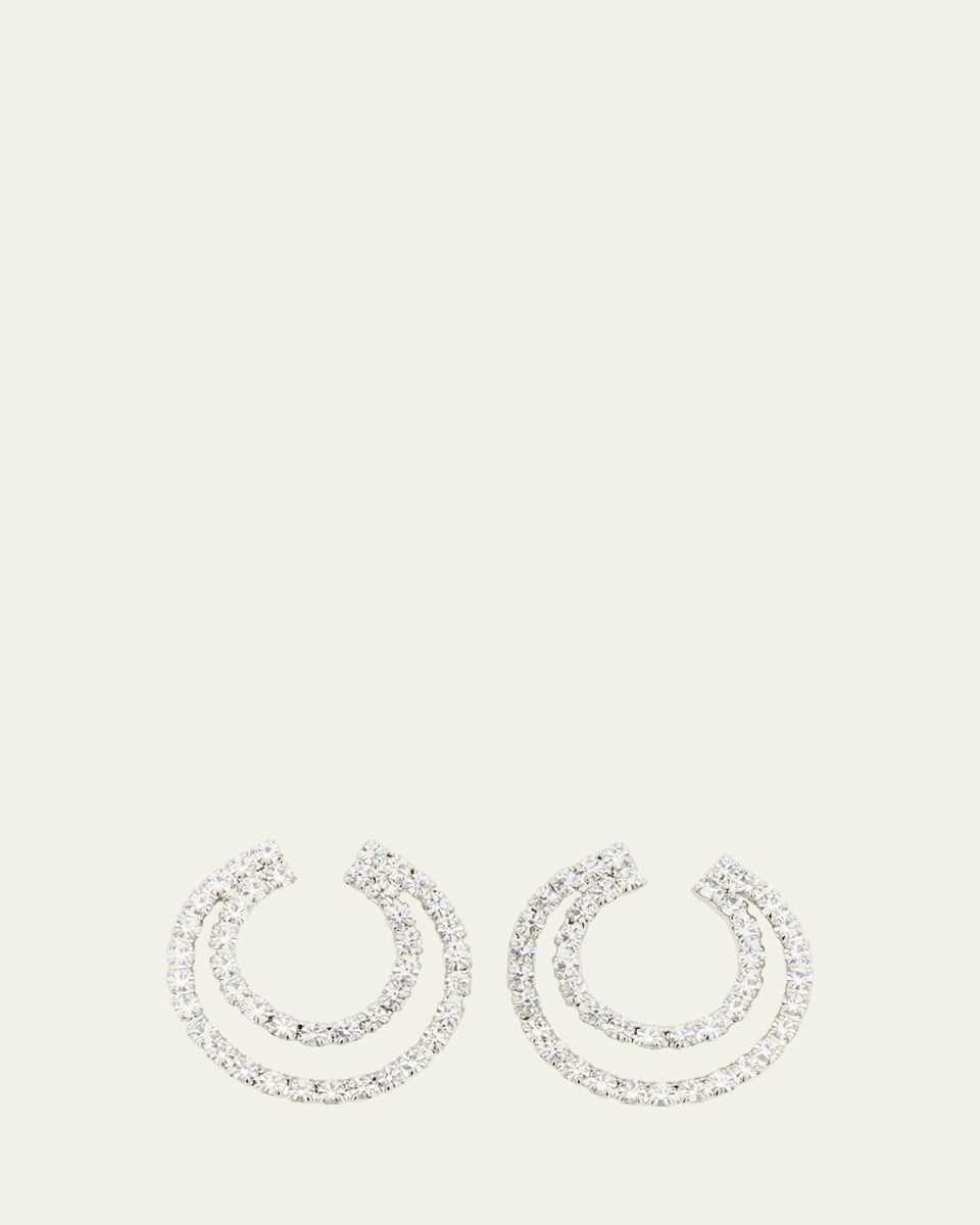 Orion Small Forward Hoop Earrings